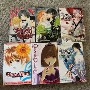 manga lot, vintage romance / shoujo books